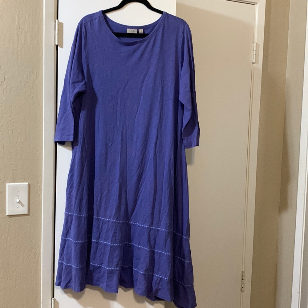 Logos purple dress size 1x